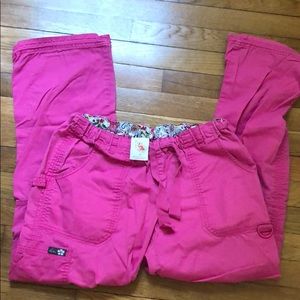 Koi pink scrub pants
